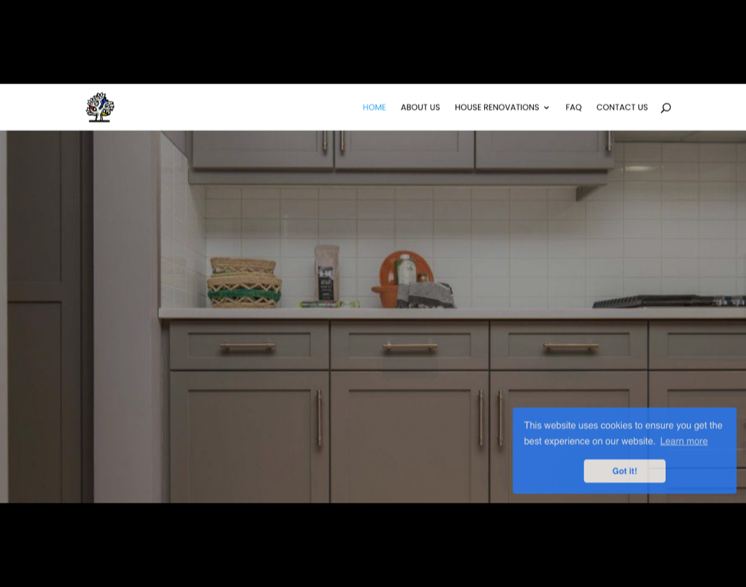 Woods Bespoke Furniture website homepage designed and built by Rank Craft
